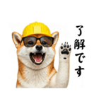 柴犬の現場仕事⭐カウントダウン(再販)（個別スタンプ：6）