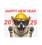柴犬の現場仕事⭐カウントダウン(再販)（個別スタンプ：33）