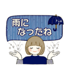 シンプルシリーズ ☆ ほのぼのボブちゃん（個別スタンプ：3）