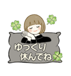 シンプルシリーズ ☆ ほのぼのボブちゃん（個別スタンプ：14）