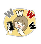 シンプルシリーズ ☆ ほのぼのボブちゃん（個別スタンプ：21）