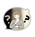 シンプルシリーズ ☆ ほのぼのボブちゃん（個別スタンプ：23）