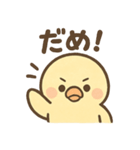元気いっぱい ぴょこりカモ（個別スタンプ：1）