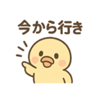 元気いっぱい ぴょこりカモ（個別スタンプ：33）