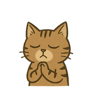 渋めの猫スタンプ（個別スタンプ：8）