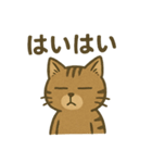渋めの猫スタンプ（個別スタンプ：11）