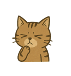 渋めの猫スタンプ（個別スタンプ：13）