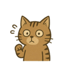 渋めの猫スタンプ（個別スタンプ：15）