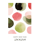 2028年/令和10年/申年/あけおめ/年賀状（個別スタンプ：33）
