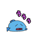 魚のサーカーナと少ない仲間 4（個別スタンプ：3）