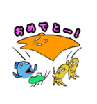 魚のサーカーナと少ない仲間 4（個別スタンプ：35）