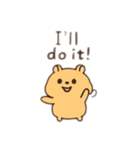 ハムスターをどうぞ（個別スタンプ：14）