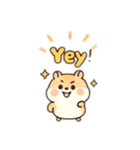 ハムスターをどうぞ（個別スタンプ：15）