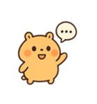 ハムスターをどうぞ（個別スタンプ：35）