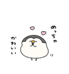 へんてこなペンギン カップルの会話（個別スタンプ：24）