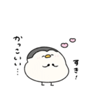 へんてこなペンギン カップルの会話（個別スタンプ：28）