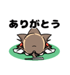 マッシュと女の子 石見神楽ver.（個別スタンプ：3）