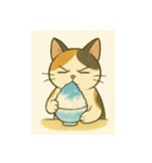 ミケちゃんの日常 夏（個別スタンプ：19）