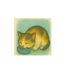 ミケちゃんの日常 絵画編（個別スタンプ：1）