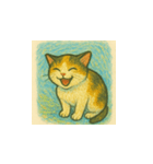ミケちゃんの日常 絵画編（個別スタンプ：3）