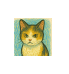 ミケちゃんの日常 絵画編（個別スタンプ：12）