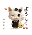 名前が入る♡愛猫♡猫ハンコ入り【3D】（個別スタンプ：10）