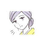 うごく⭐️おかみんぐ漫画スタンプ（個別スタンプ：1）