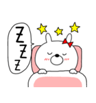【毎日使える】吹き出しウサギのうさ子71（個別スタンプ：13）