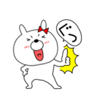 【毎日使える】吹き出しウサギのうさ子71（個別スタンプ：40）