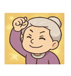 キラキラ気品なおばあちゃん@SFW（個別スタンプ：5）