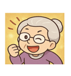 キラキラ気品なおばあちゃん@SFW（個別スタンプ：6）