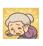 キラキラ気品なおばあちゃん@SFW（個別スタンプ：8）