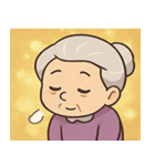 キラキラ気品なおばあちゃん@SFW（個別スタンプ：9）