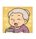 キラキラ気品なおばあちゃん@SFW（個別スタンプ：10）