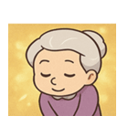 キラキラ気品なおばあちゃん@SFW（個別スタンプ：13）
