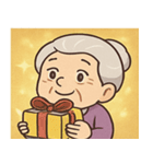 キラキラ気品なおばあちゃん@SFW（個別スタンプ：15）