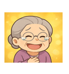 キラキラ気品なおばあちゃん@SFW（個別スタンプ：20）