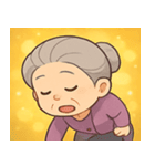 キラキラ気品なおばあちゃん@SFW（個別スタンプ：23）