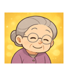 キラキラ気品なおばあちゃん@SFW（個別スタンプ：25）