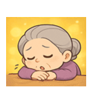 キラキラ気品なおばあちゃん@SFW（個別スタンプ：26）