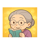 キラキラ気品なおばあちゃん@SFW（個別スタンプ：27）