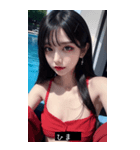 summer funny face jySA（個別スタンプ：18）