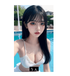 summer funny face jySA（個別スタンプ：19）