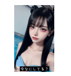 summer funny face jySA（個別スタンプ：31）