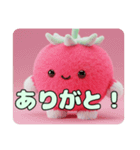 いちごもふもふスタンプ（個別スタンプ：4）
