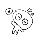 何も語らないふしぎないきもの（個別スタンプ：1）