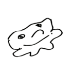 何も語らないふしぎないきもの（個別スタンプ：2）