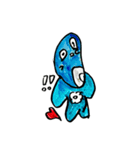 何も語らないふしぎないきもの（個別スタンプ：7）