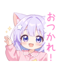 ドリームナイト猫の女の子スタンプ（個別スタンプ：23）