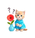 毎日使える ルームウェアねこ 日常（個別スタンプ：24）
